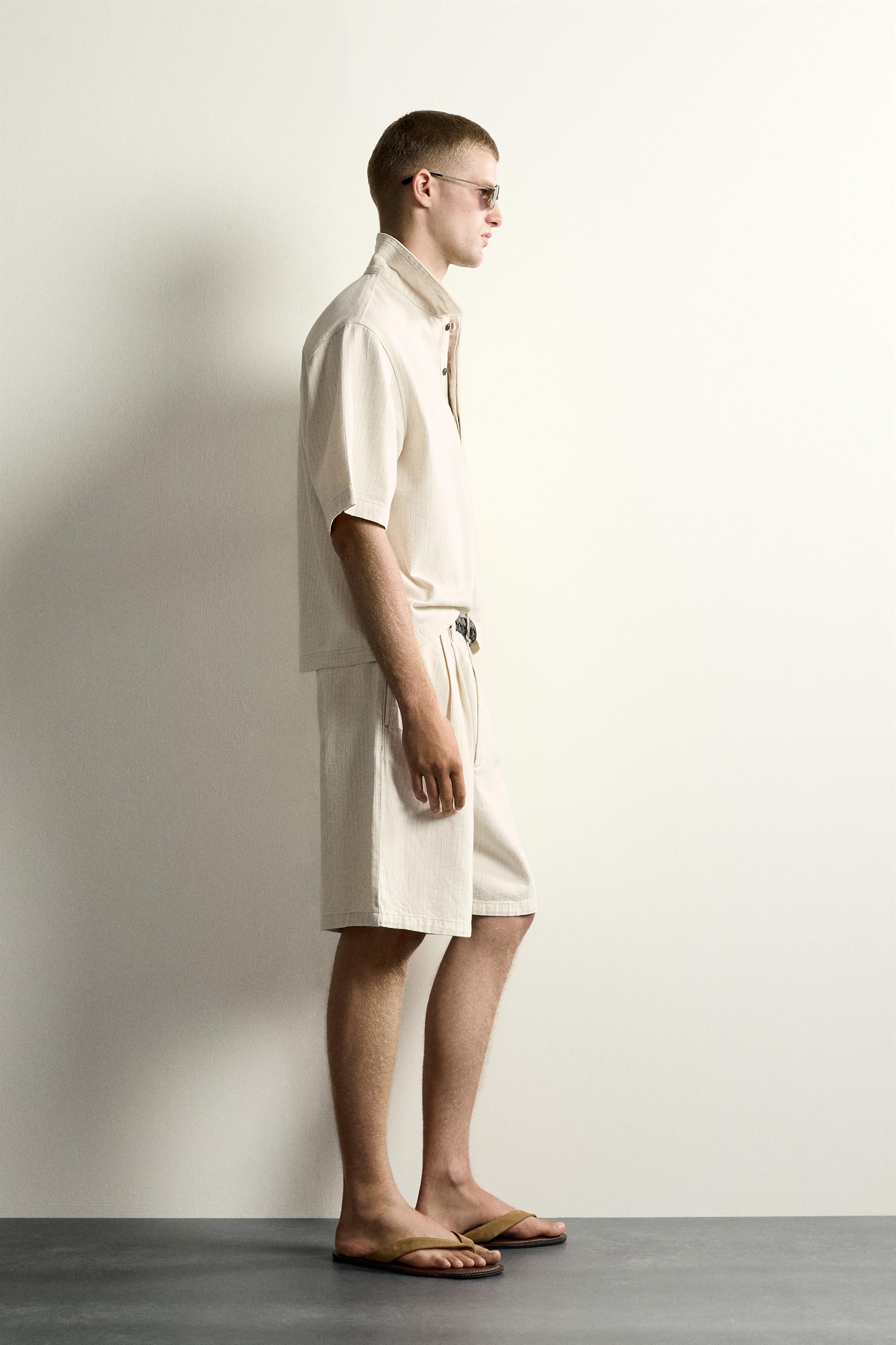 BOXY FIT STRIPED POLO SHIRT